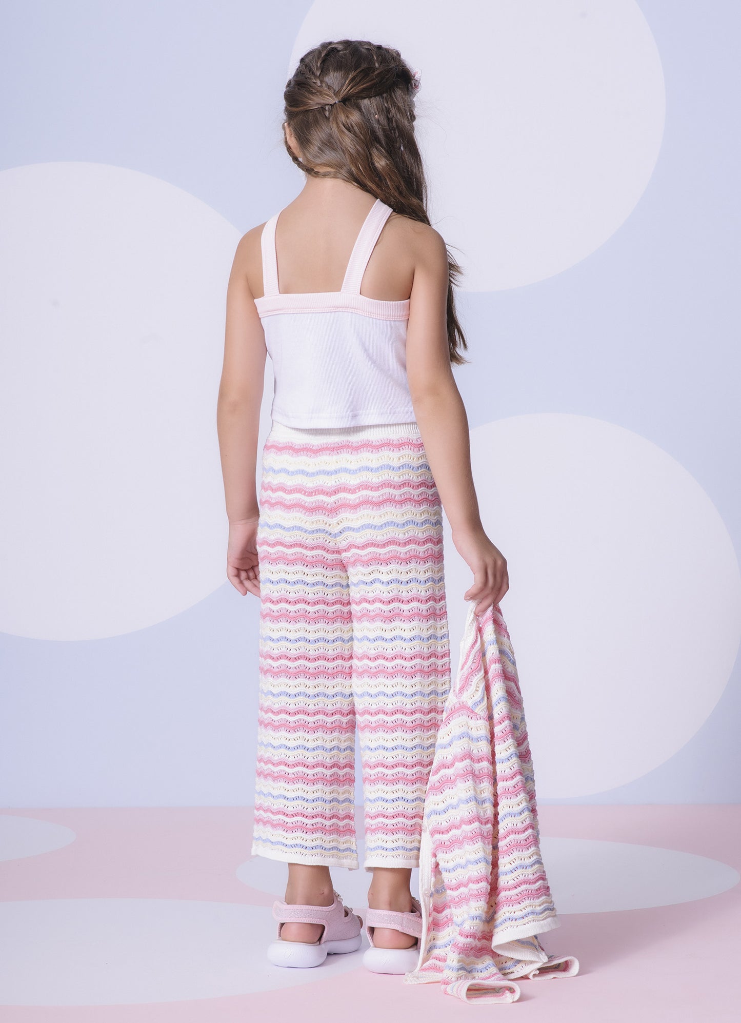 Blusa Cropped Ribana Peixes e Estrela Mar
