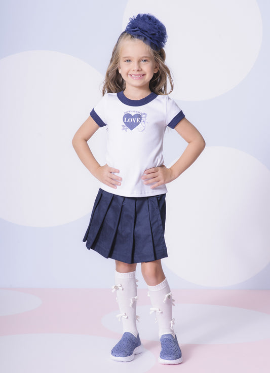 Blusa Ribana Love Sereia Bicolor