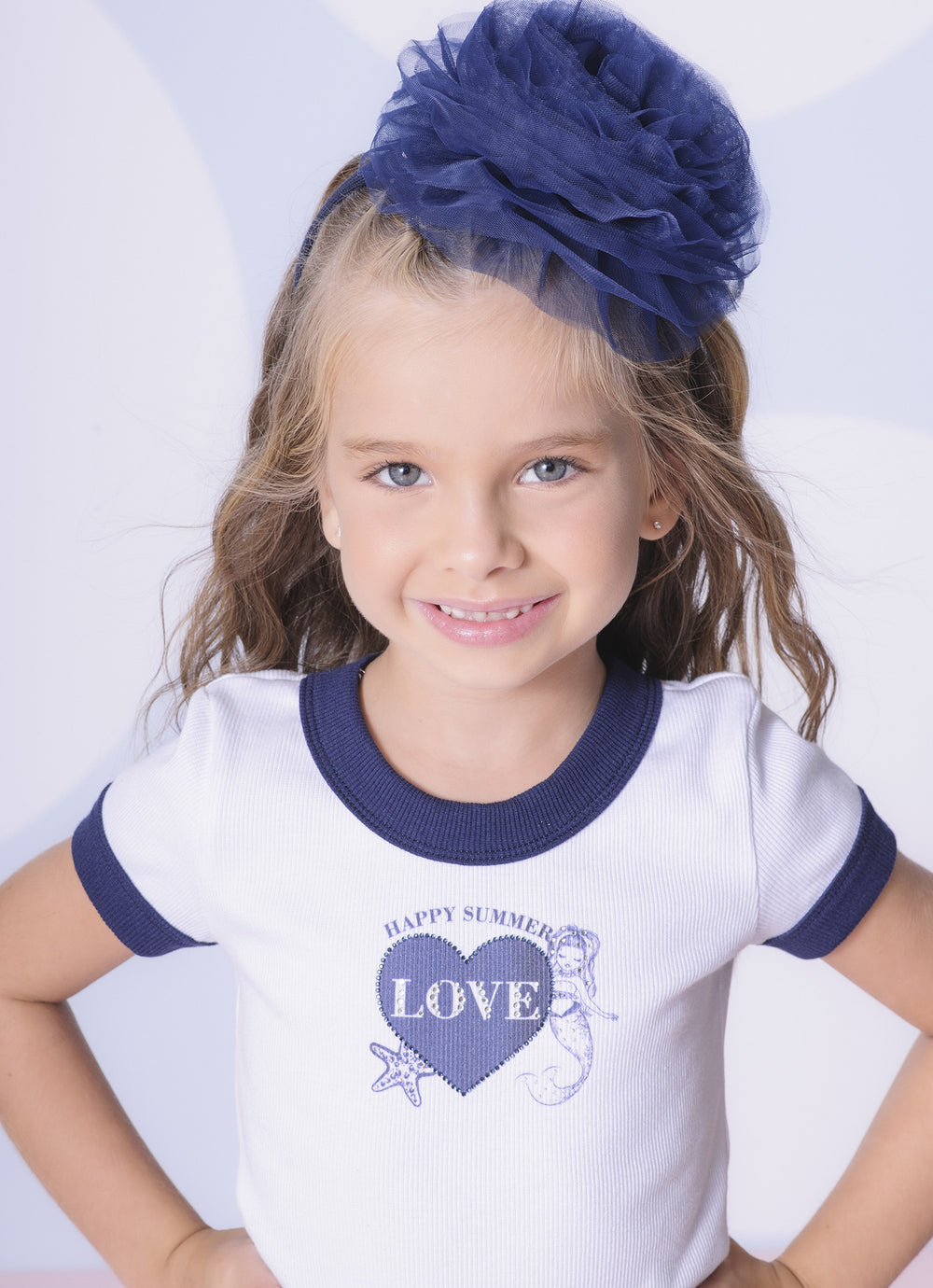 Blusa Ribana Love Sereia Bicolor