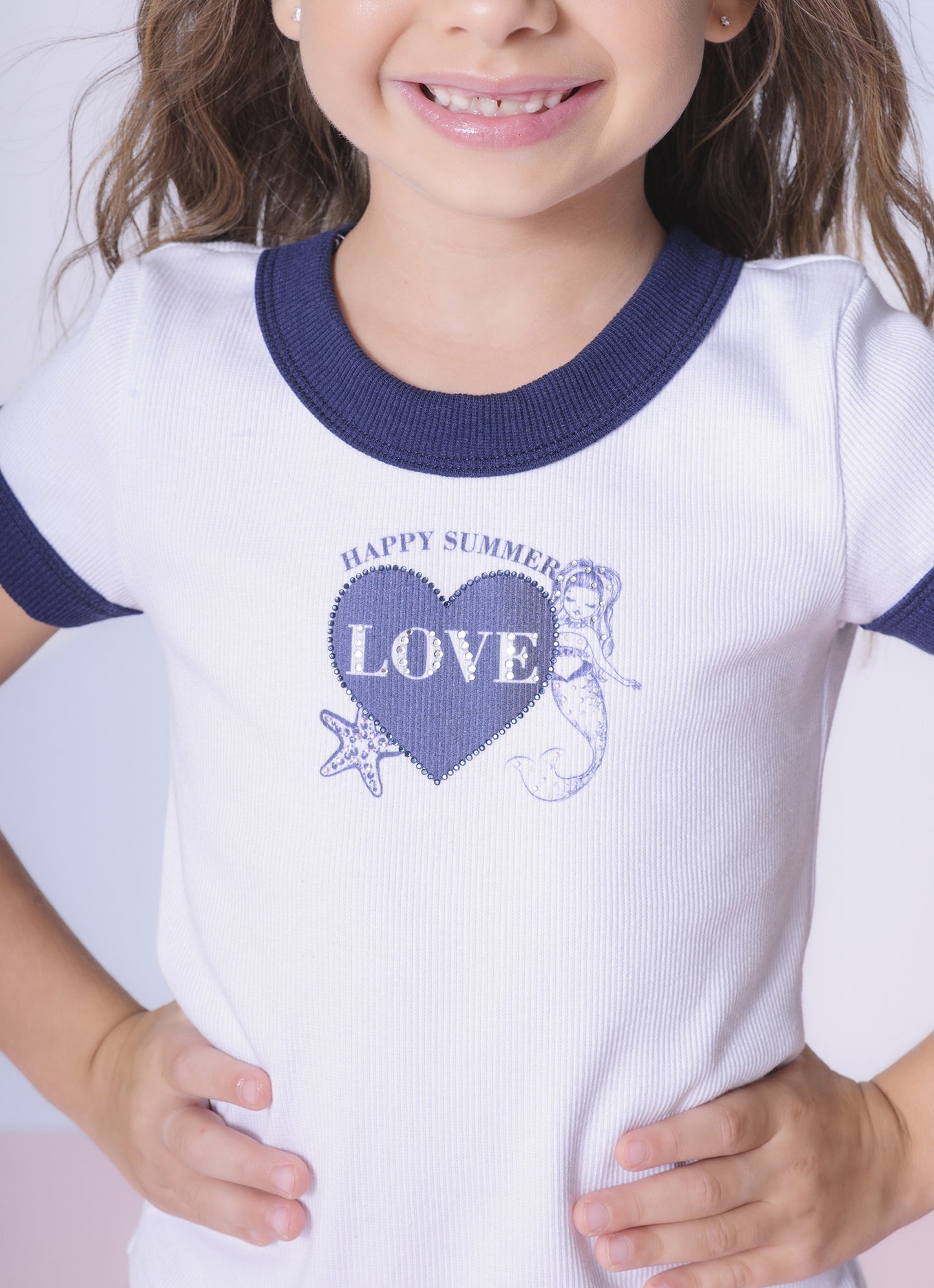 Blusa Ribana Love Sereia Bicolor