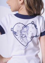 Blusa Ribana Love Sereia Bicolor