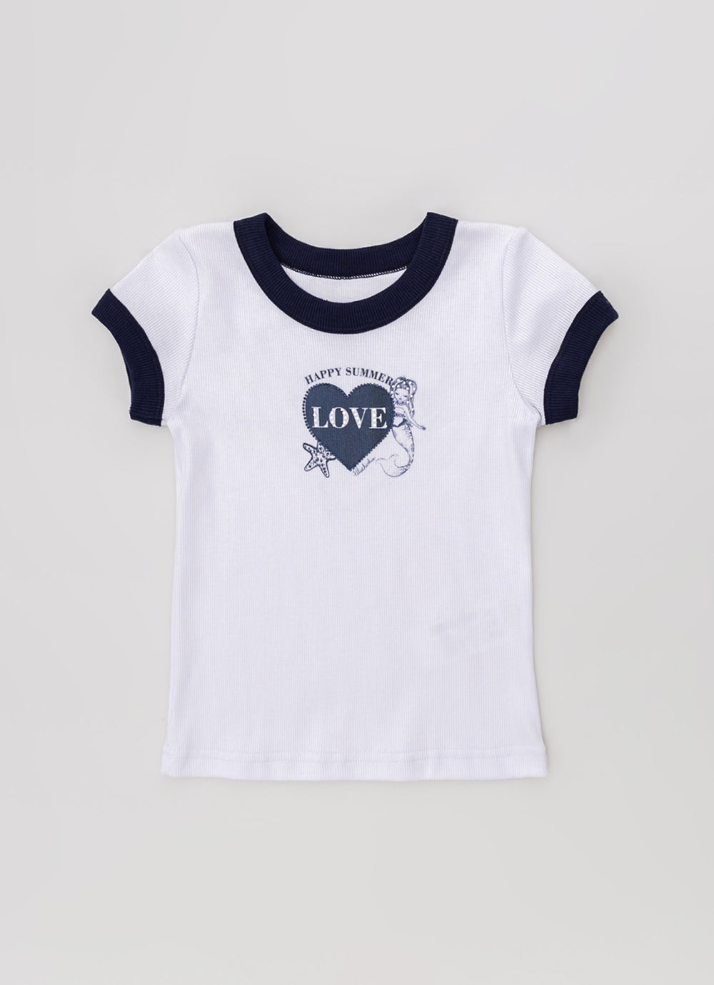 Blusa Ribana Love Sereia Bicolor