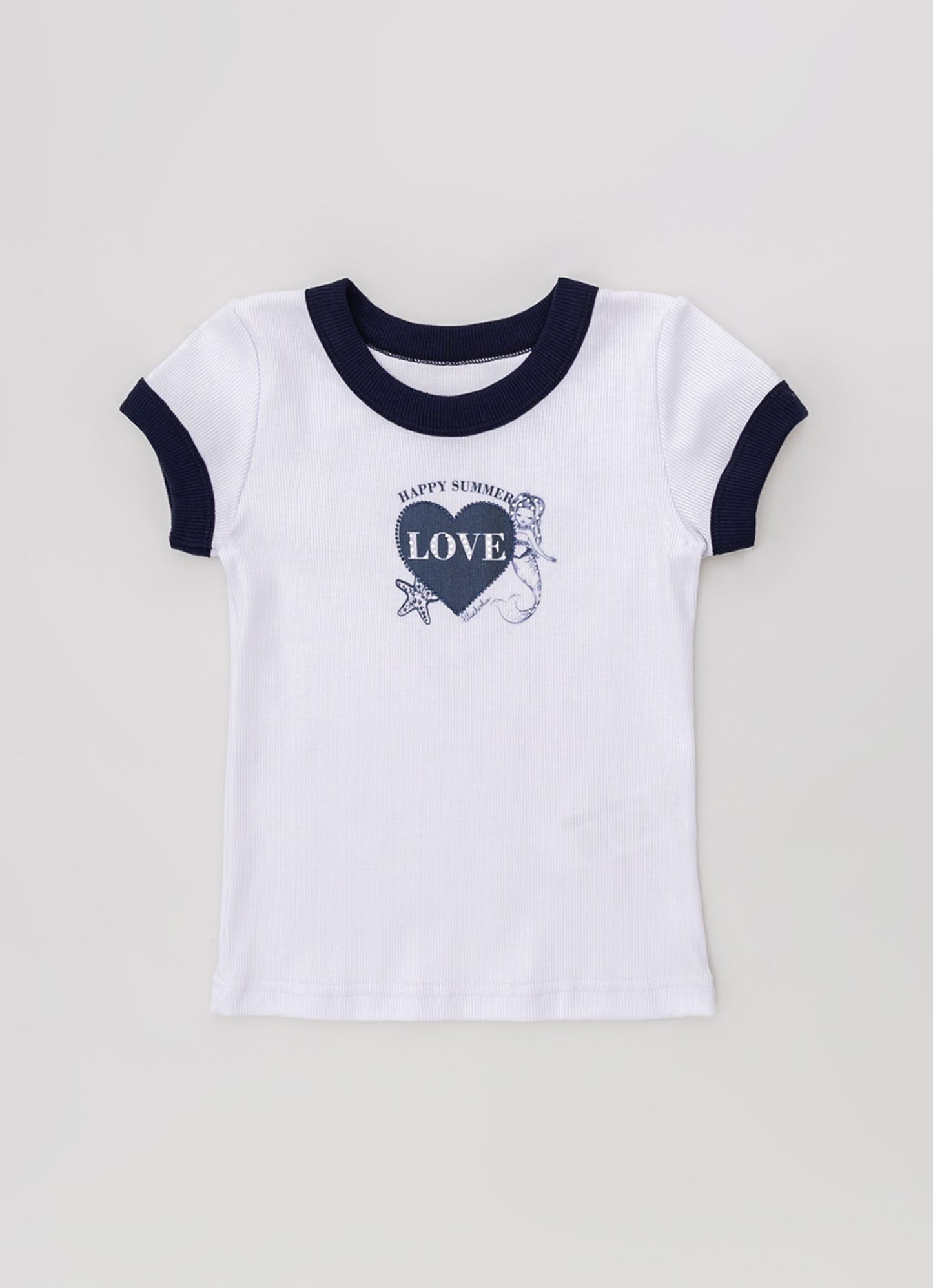Blusa Ribana Love Sereia Bicolor