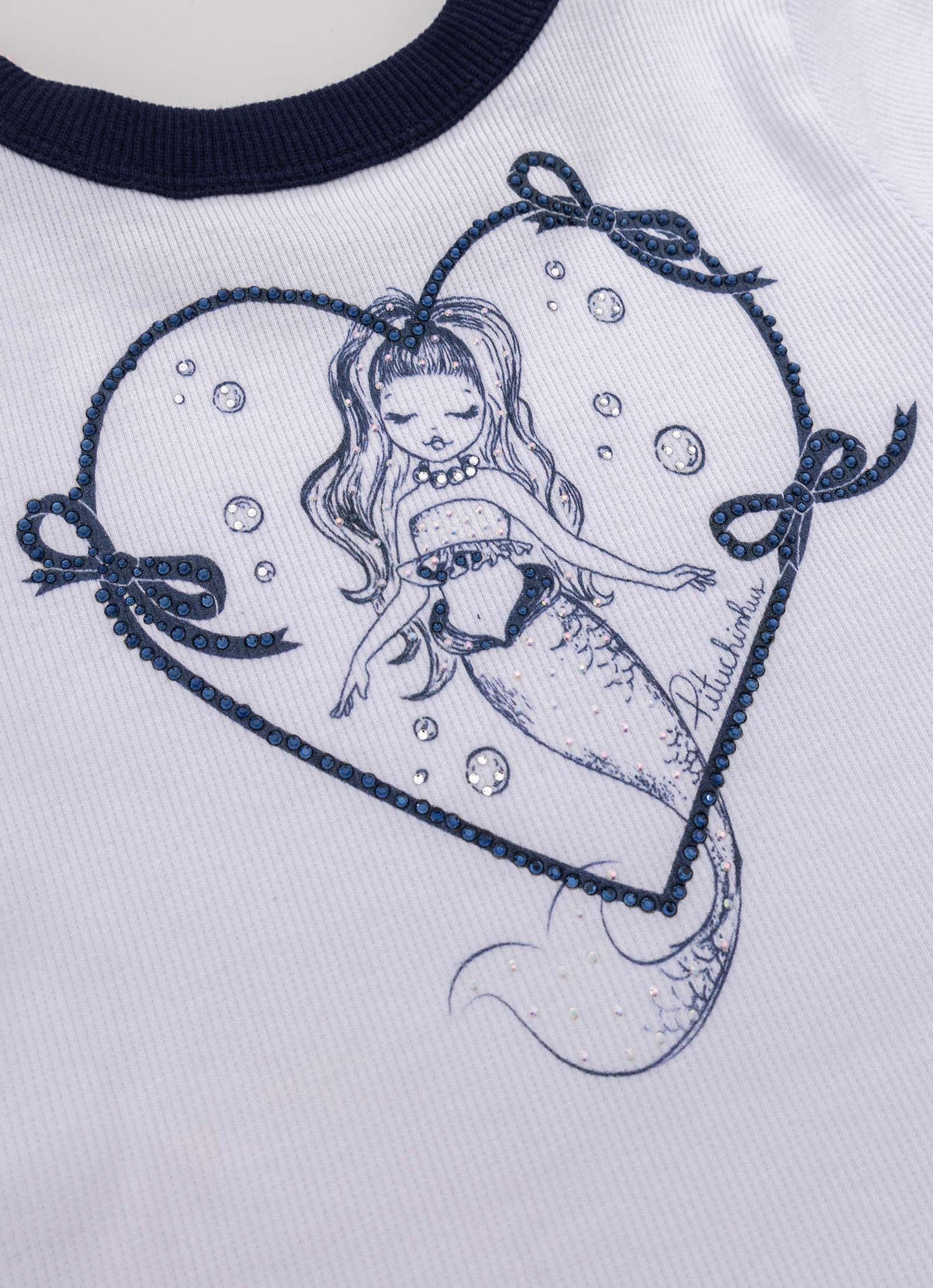 Blusa Ribana Love Sereia Bicolor