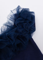 Blusa Ribana Babados Tule Ombro a Ombro