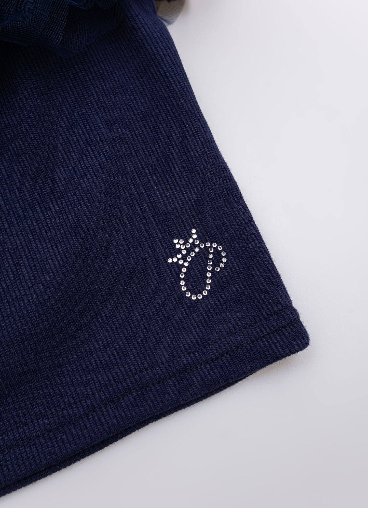 Blusa Ribana Babados Tule Ombro a Ombro