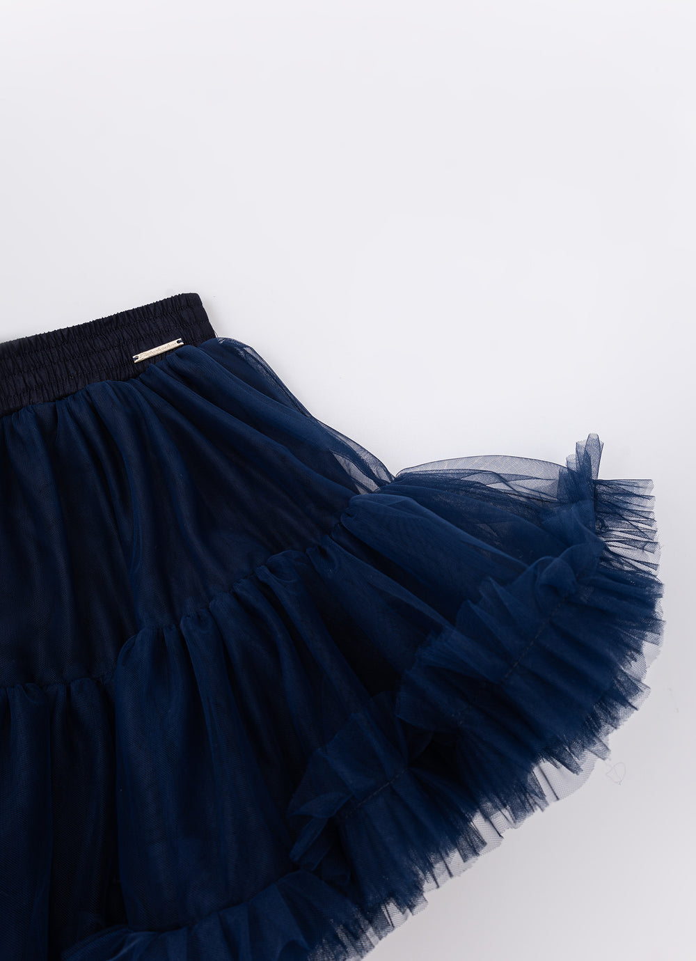 Saia Short Tule Babado Frufru