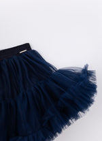 Saia Short Tule Babado Frufru