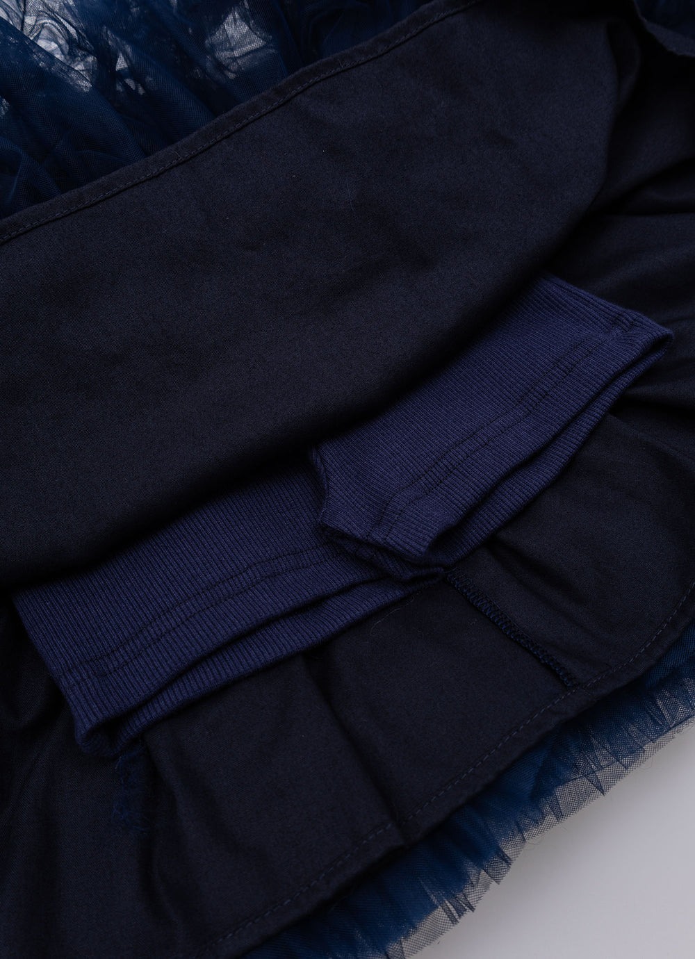 Saia Short Tule Babado Frufru