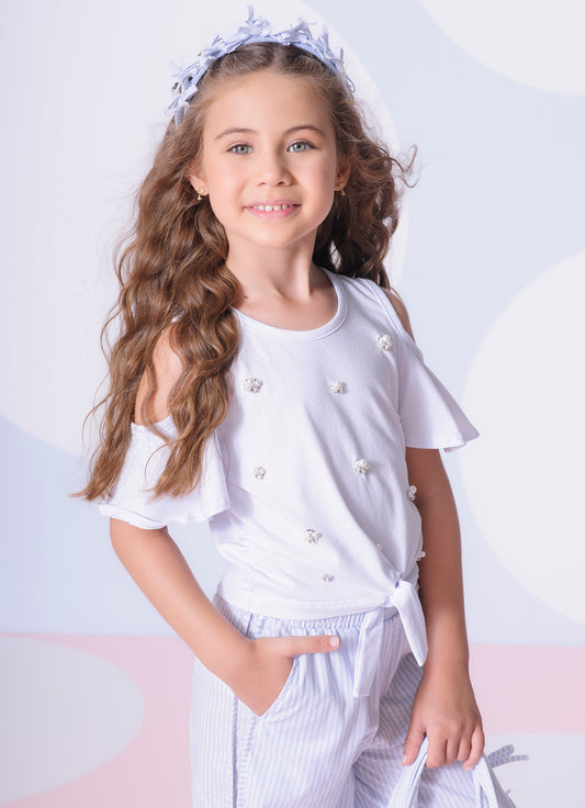 Blusa Cotton Nozinho Poá