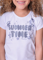 Blusa Cotton Summer Time Cristais
