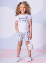 Blusa Cotton Summer Time Cristais