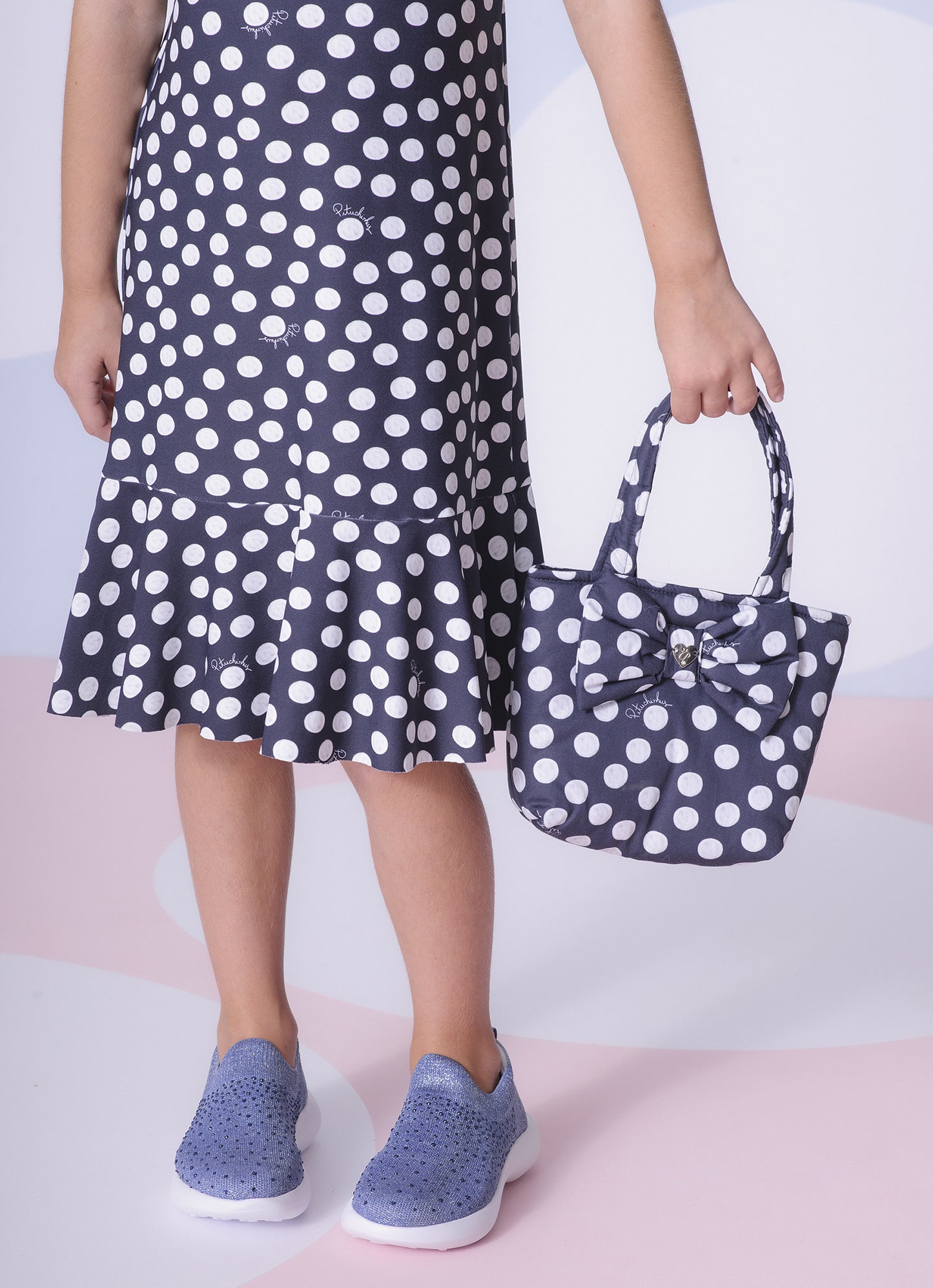 Vestido Alça Light Babado Estampado Pituchinhus
