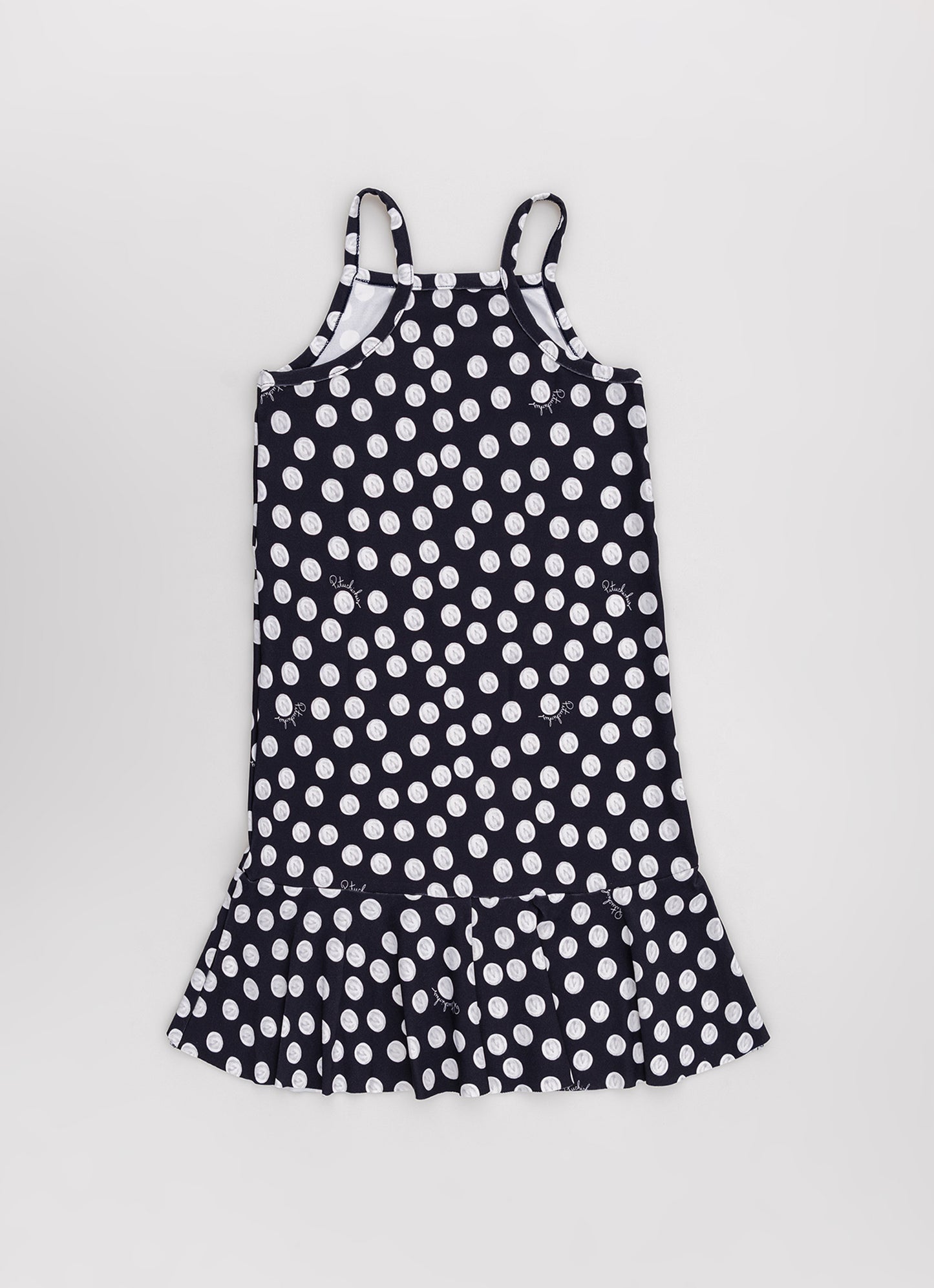Vestido Alça Light Babado Estampado Pituchinhus