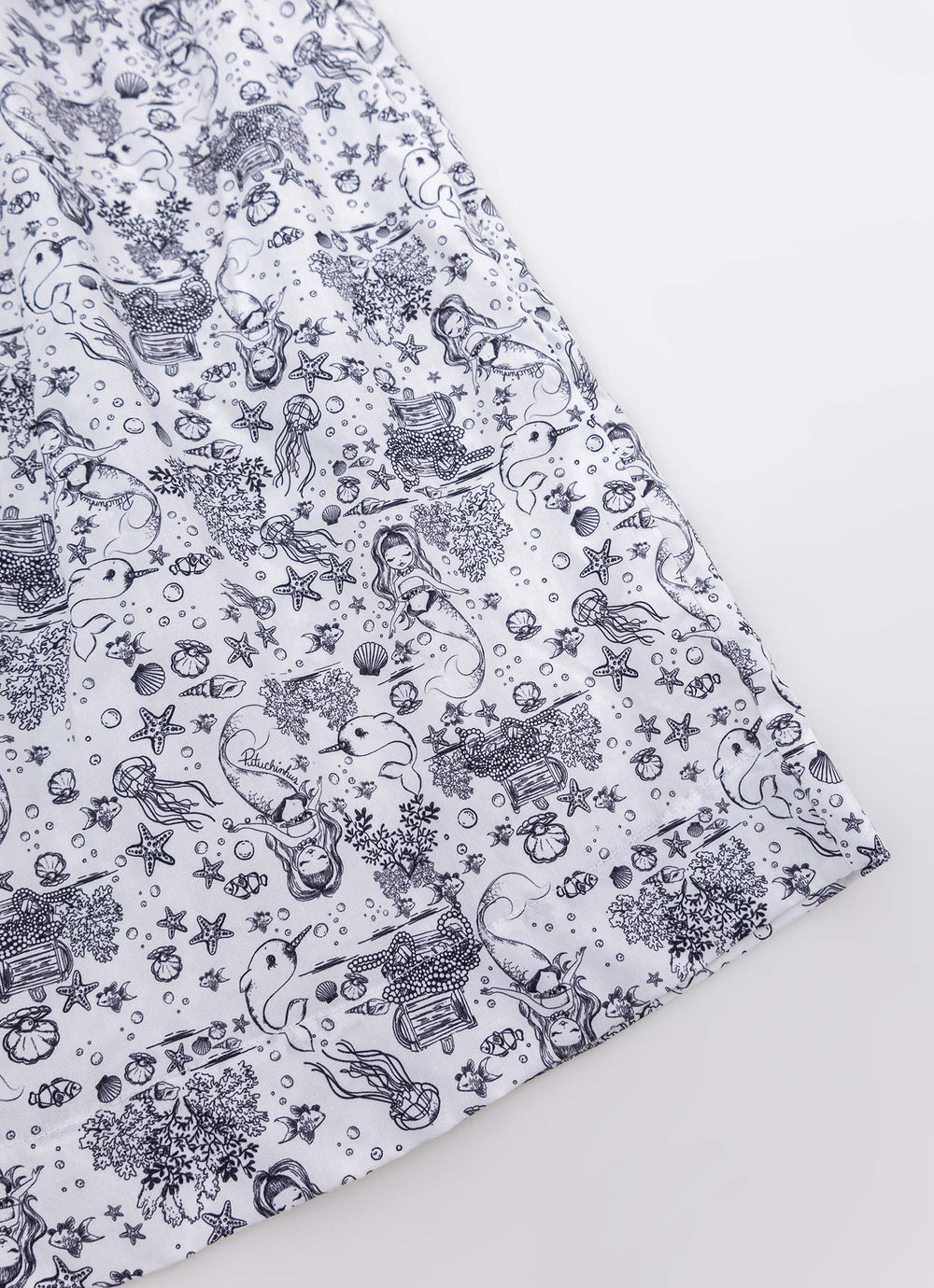 Vestido Algodão Renda Bordada