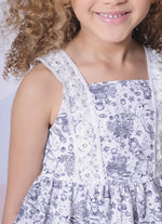 Blusa Algodão Alça Bordados