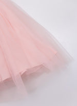 Vestido Algodão Saia Tule