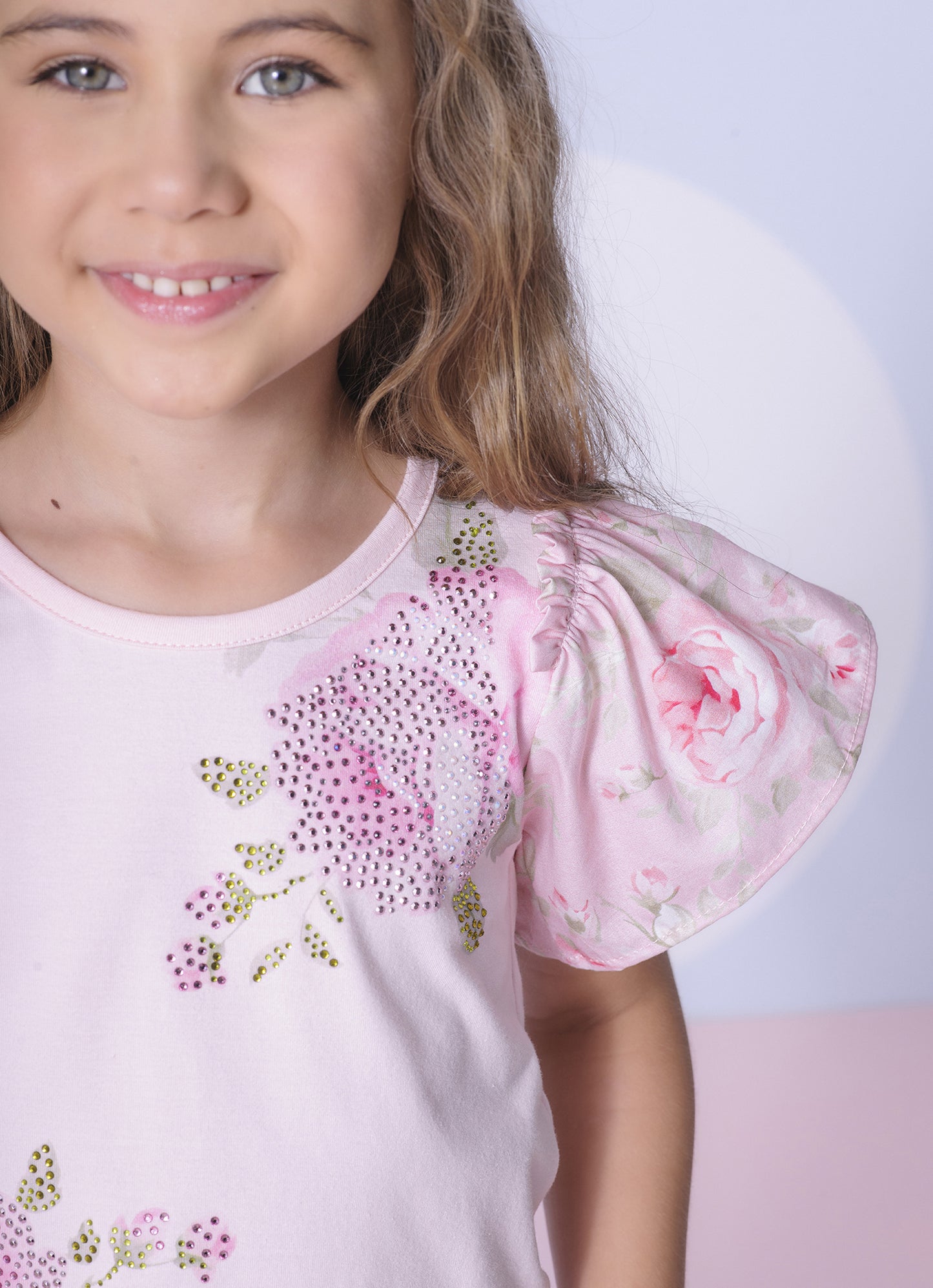 Blusa Cotton Floral Cristal