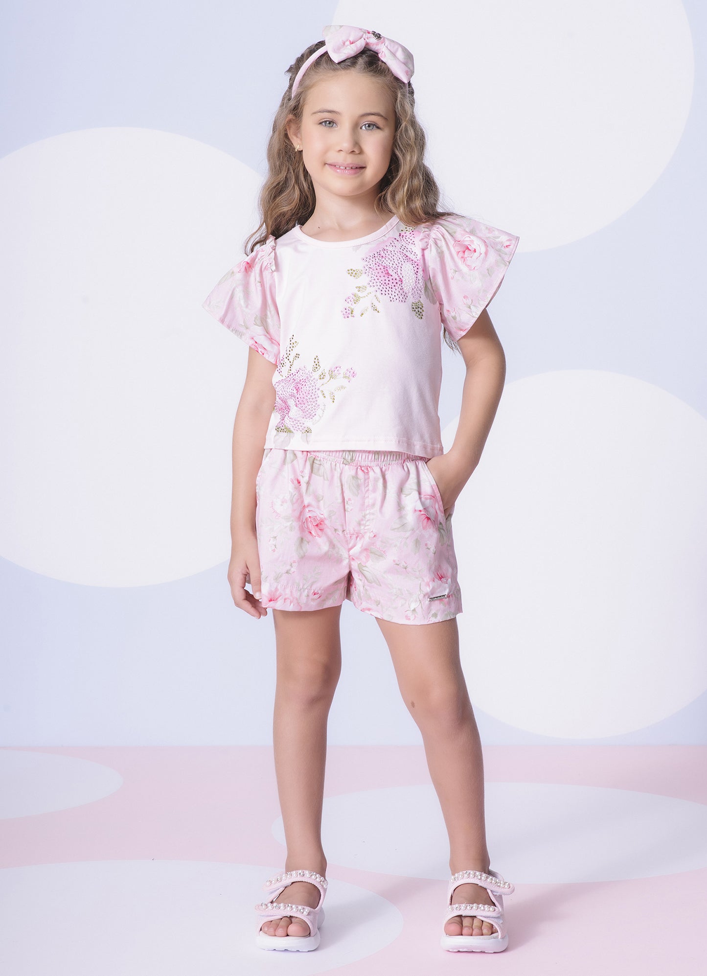 Blusa Cotton Floral Cristal