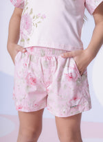 Short Algodão Estampado Floral