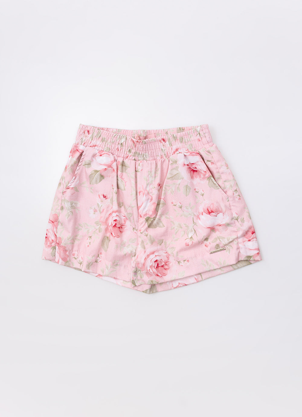 Short Algodão Estampado Floral