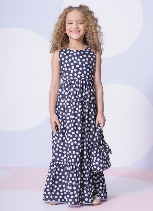 Vestido Longo Algodão Estampado