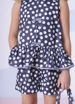 Blusa Algodão Estampado Mini Laçinhos