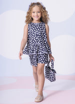 Blusa Algodão Estampado Mini Laçinhos