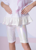 Conjunto Blusa Cotton Maxi Laço e Bermuda