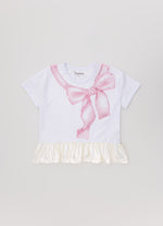 Conjunto Blusa Cotton Maxi Laço e Bermuda