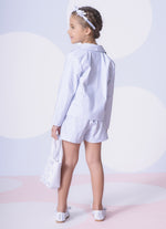 Saia Short Sarja Listrada Pregas
