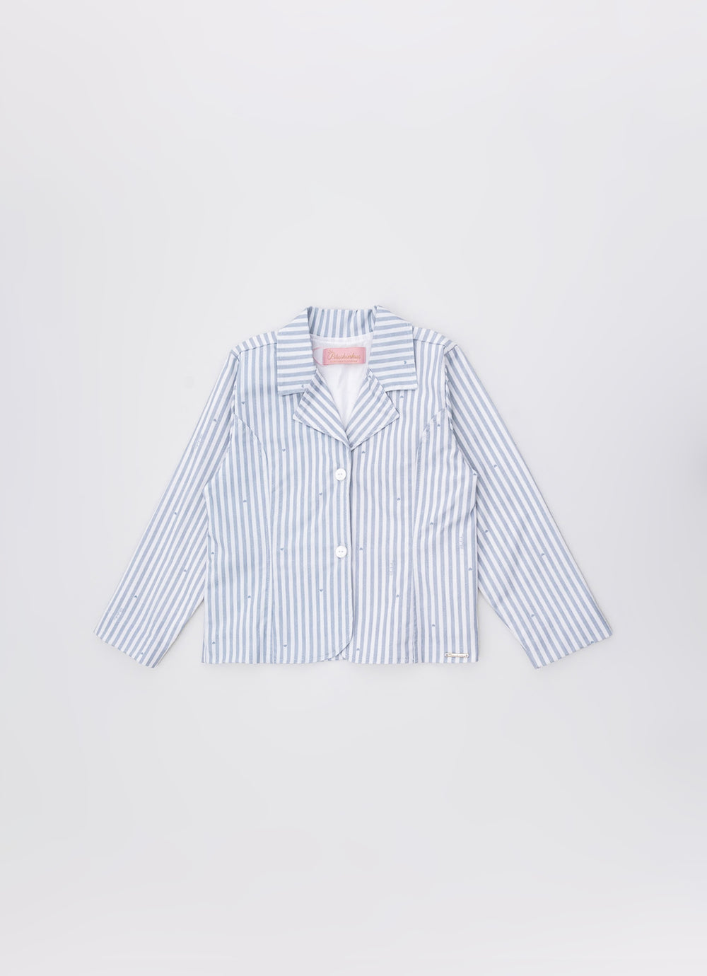 Blazer Sarja Listrada Mini Corações