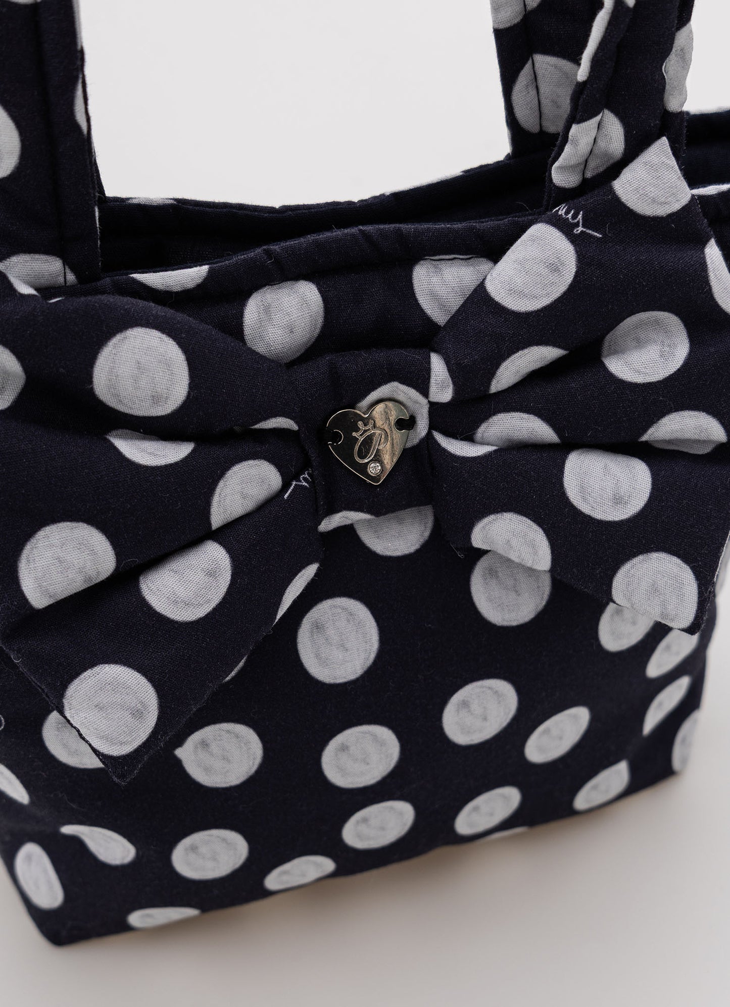 Bolsa Algodão Estampado Laço