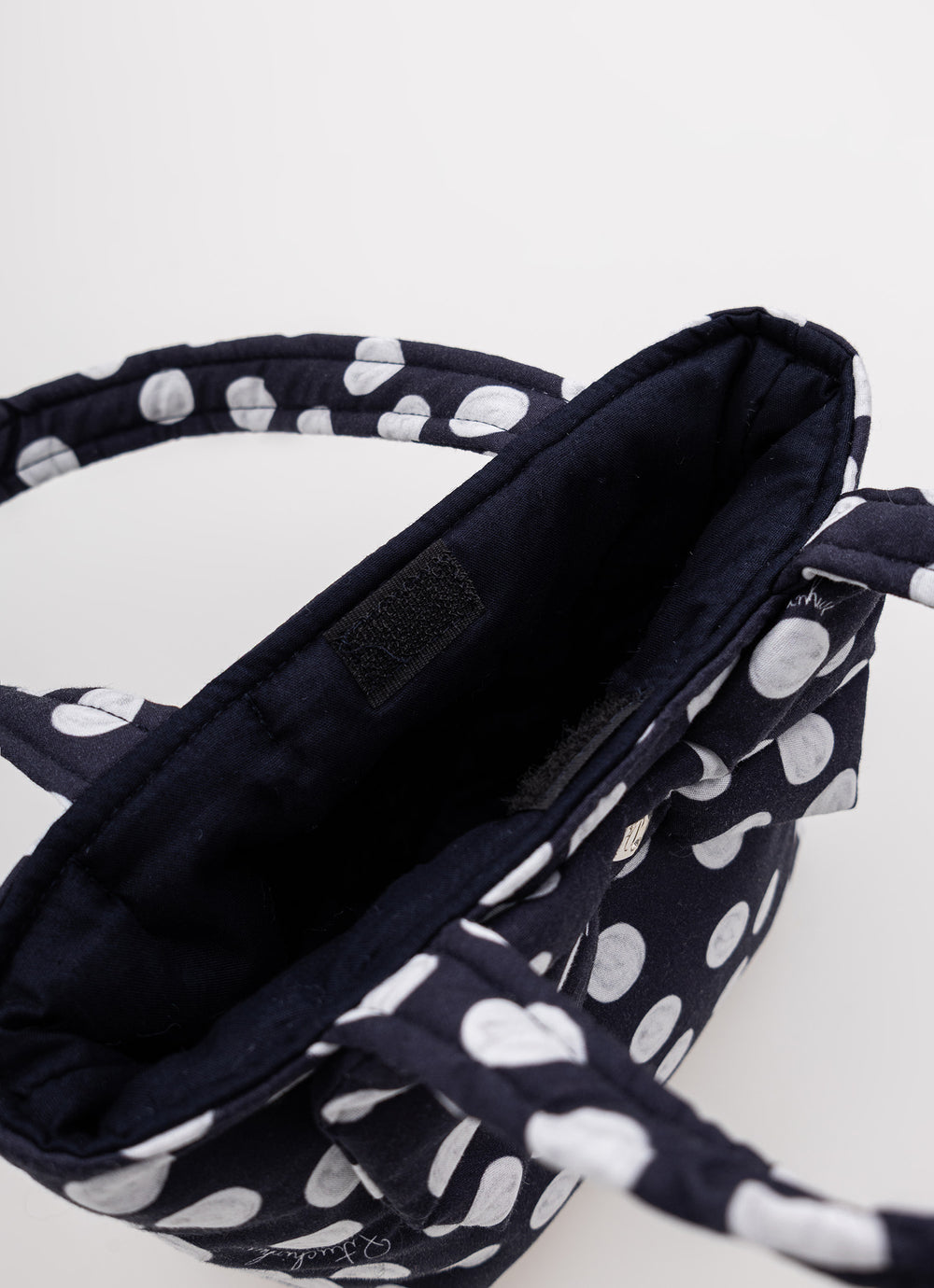 Bolsa Algodão Estampado Laço