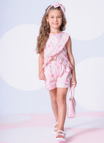 Arco Laço Algodão Estampado
