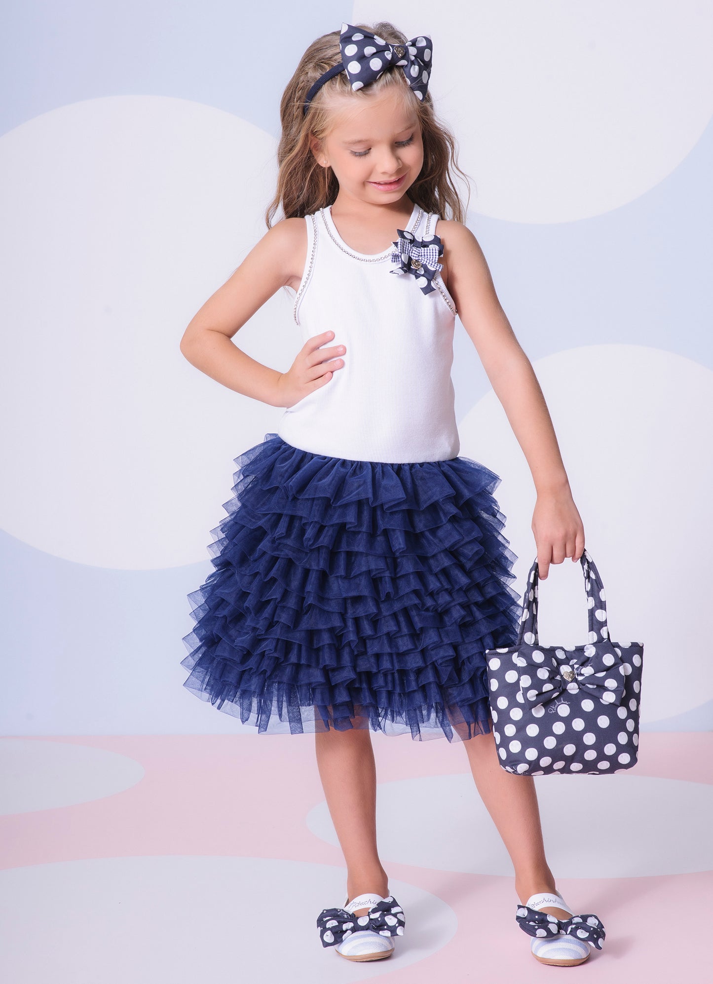 Arco Laço Algodão Estampado