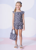 Conjunto Blusa e Short Babado Light Estampado