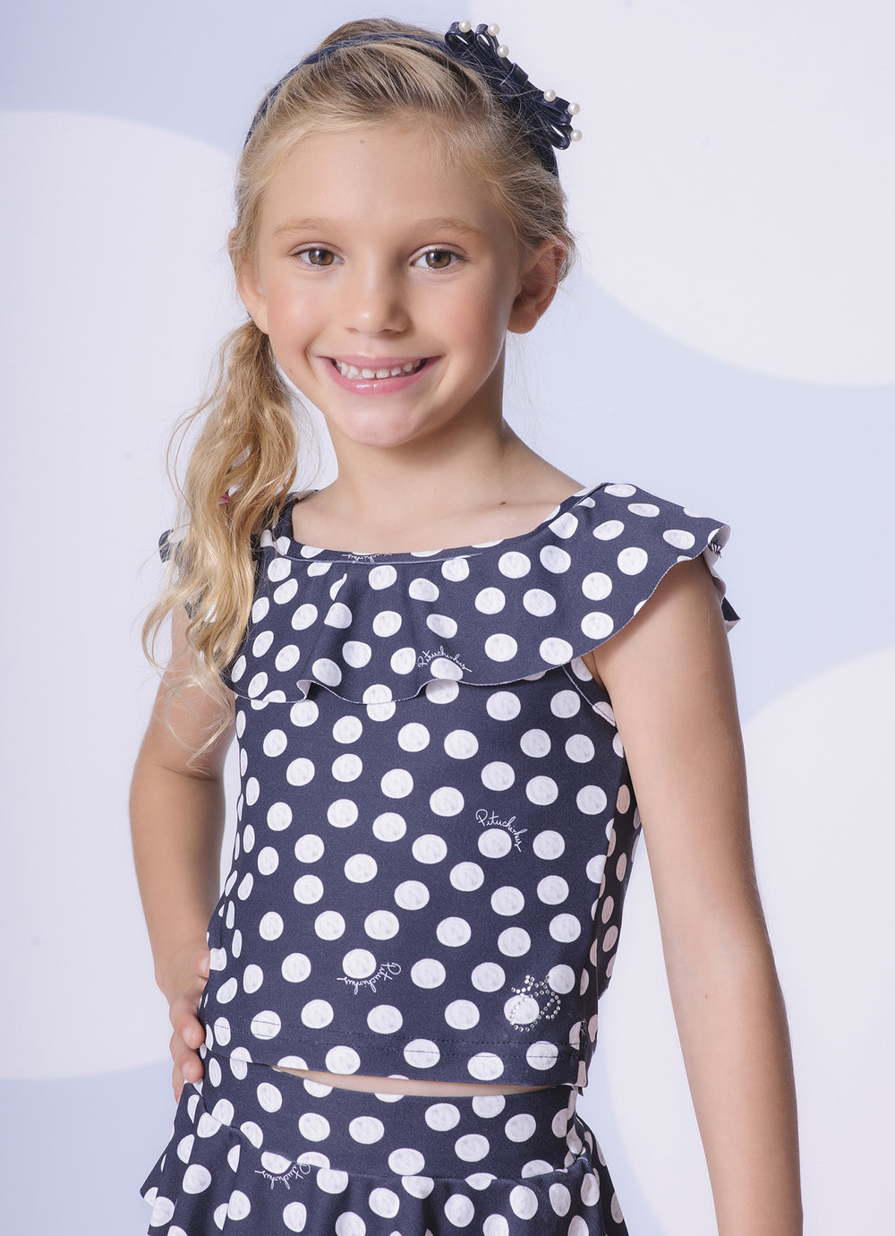 Conjunto Blusa e Short Babado Light Estampado