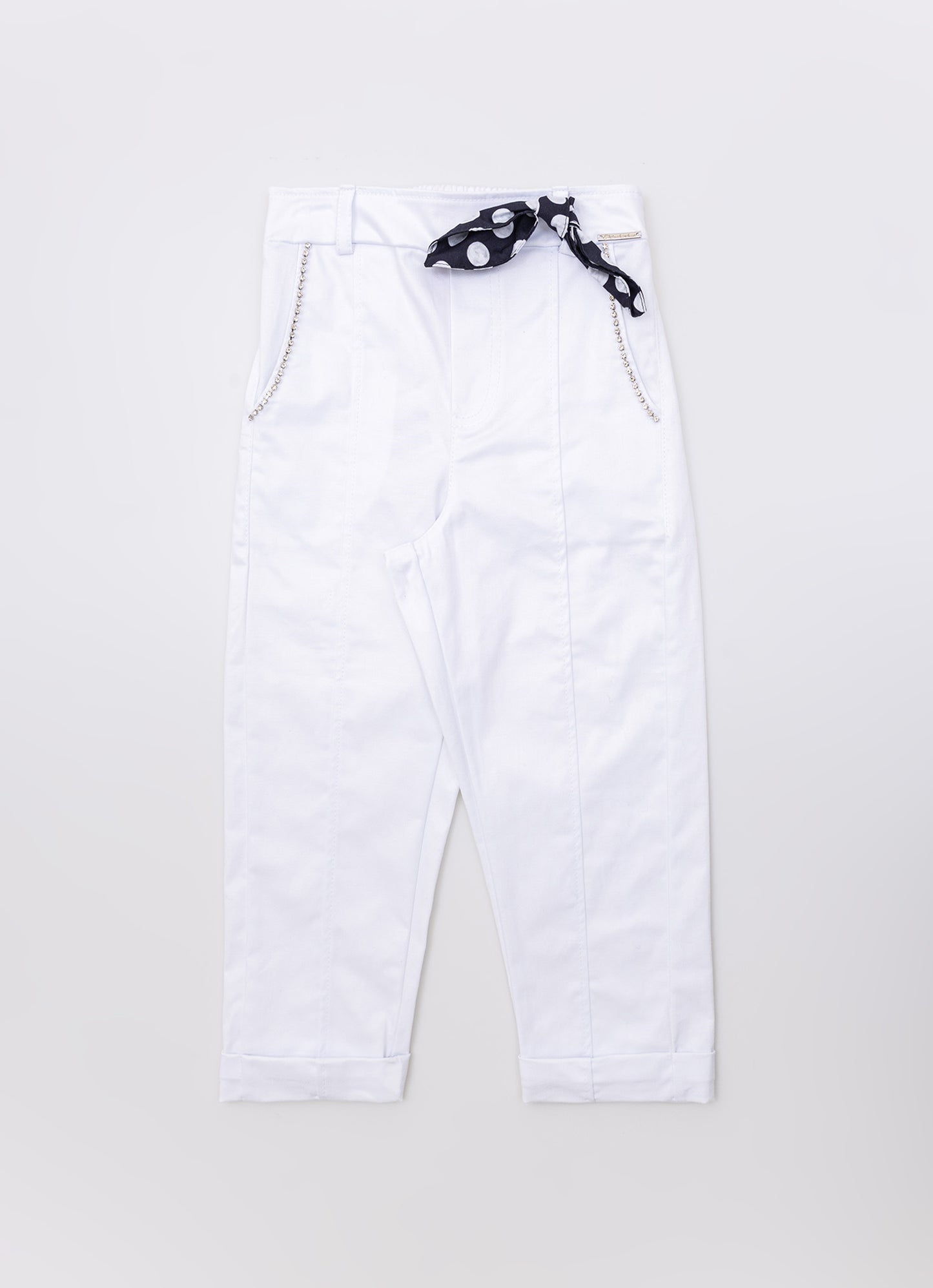 Calça Sarja Alfaiataria Cristal Bolsos