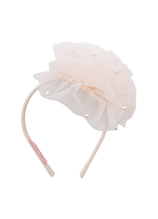 Arco Maxi Flor Tule Pérolas