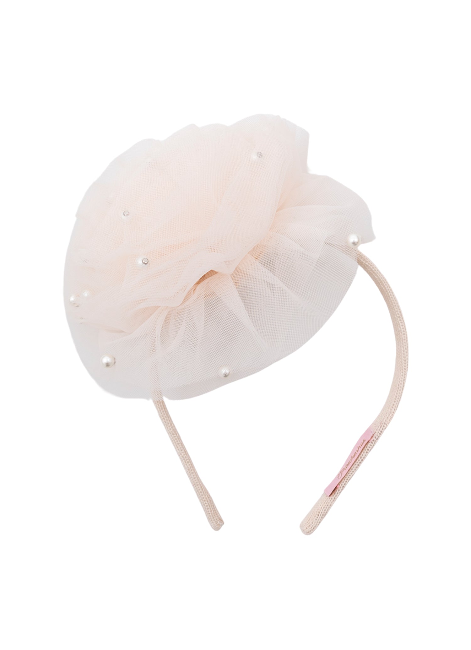 Arco Maxi Flor Tule Pérolas