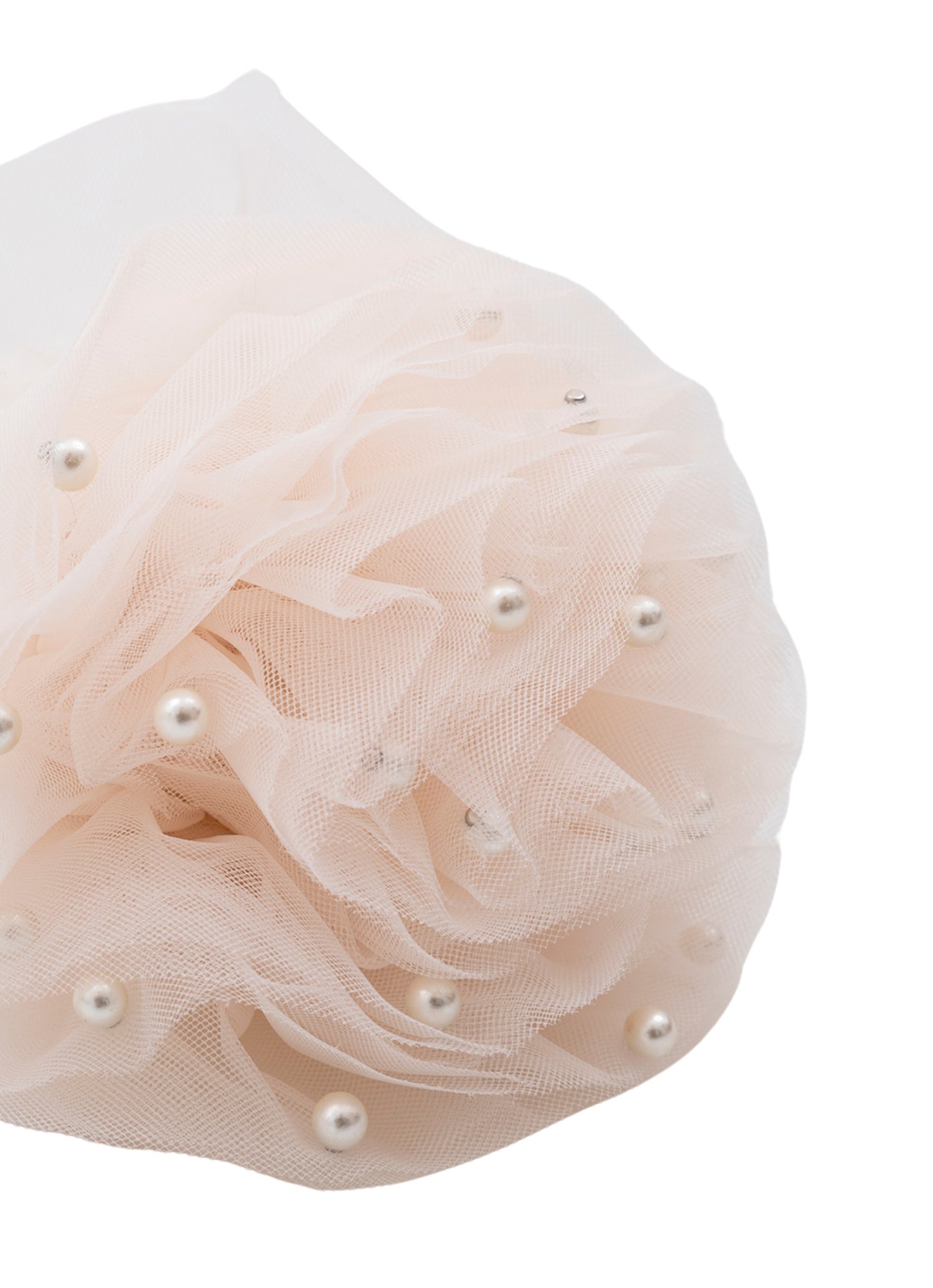 Arco Maxi Flor Tule Pérolas