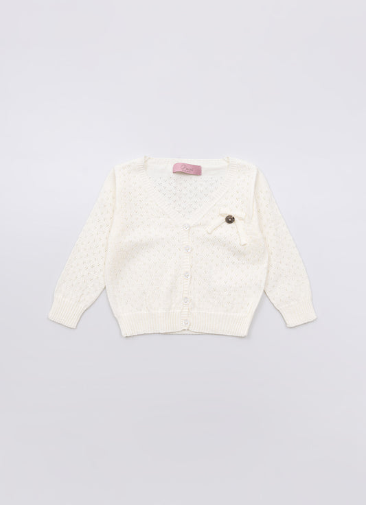 Casaqueto Tricot Rendado