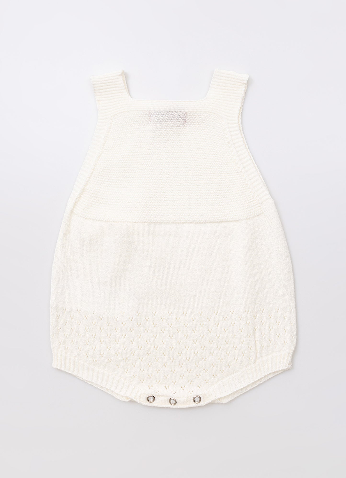 Macacão Tricot Rendado Sem Costura