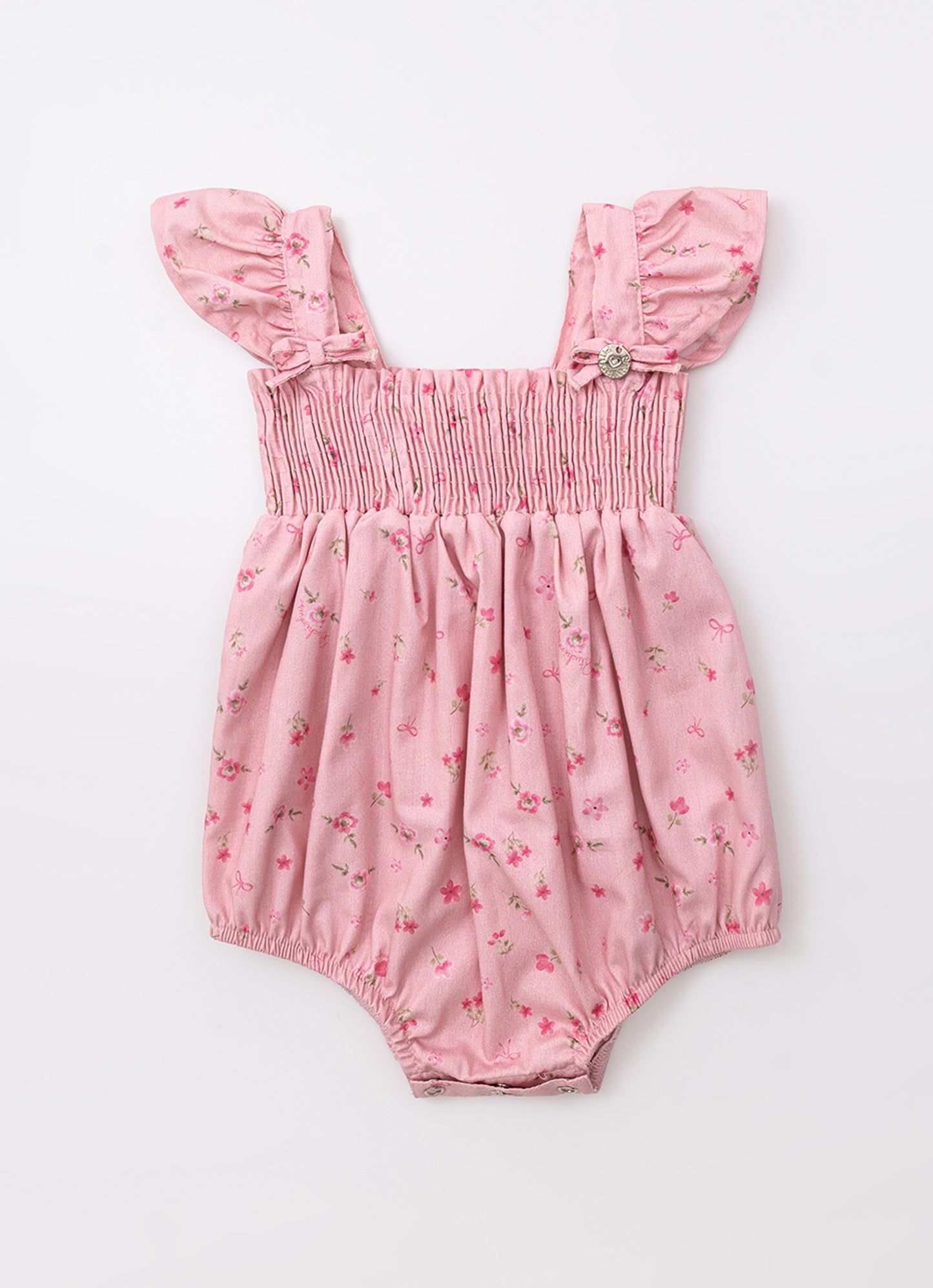 Macacão Algodão Mini Floral Lastex