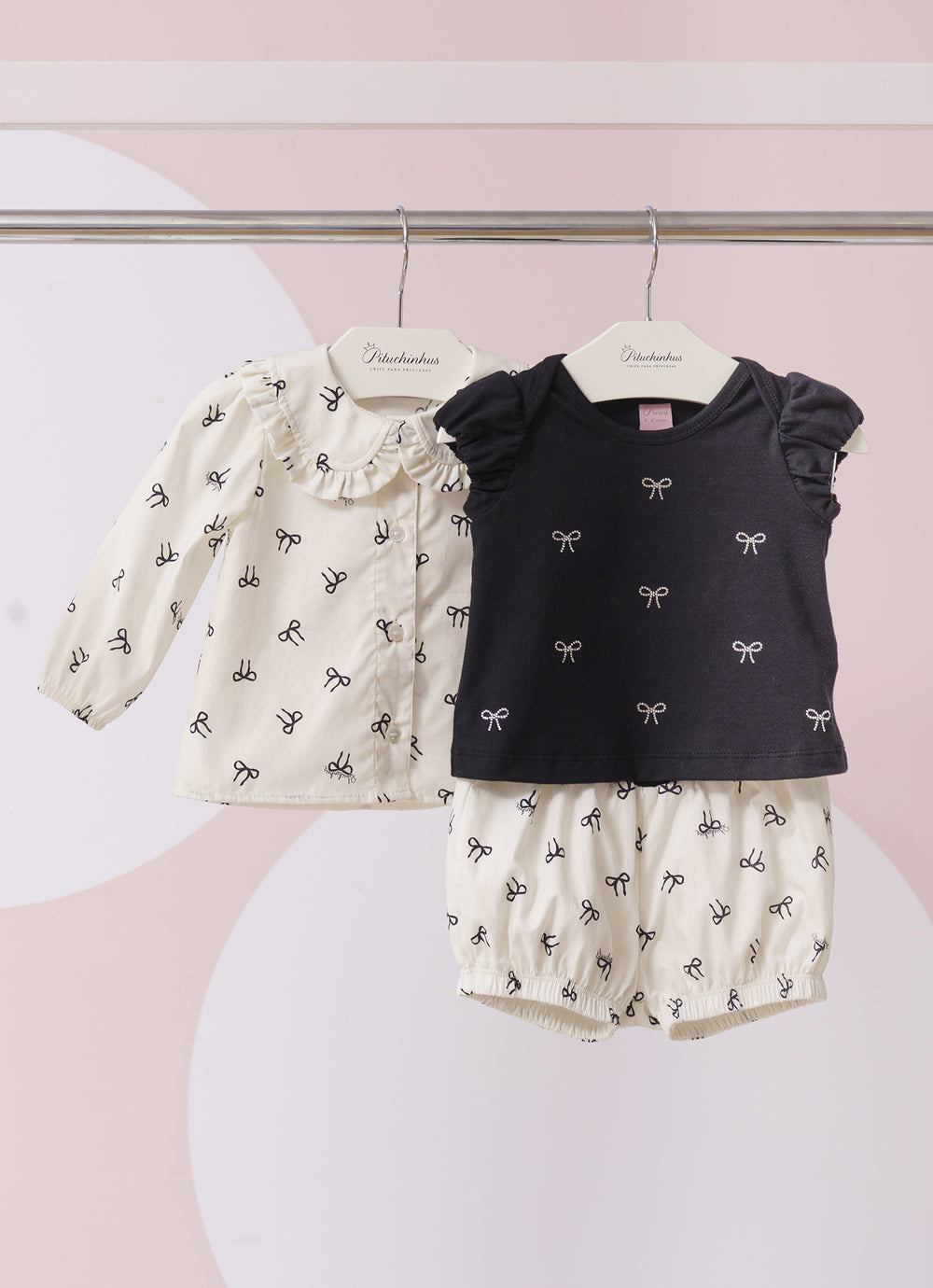 Camisa Algodão Estampada Gola Babadinho