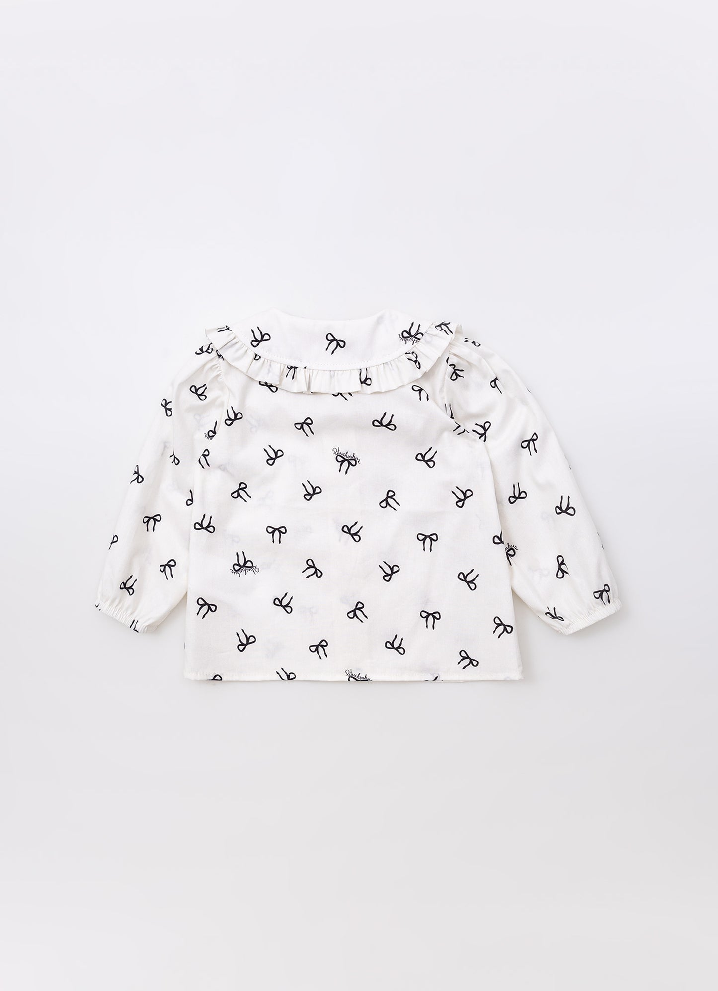 Camisa Algodão Estampada Gola Babadinho