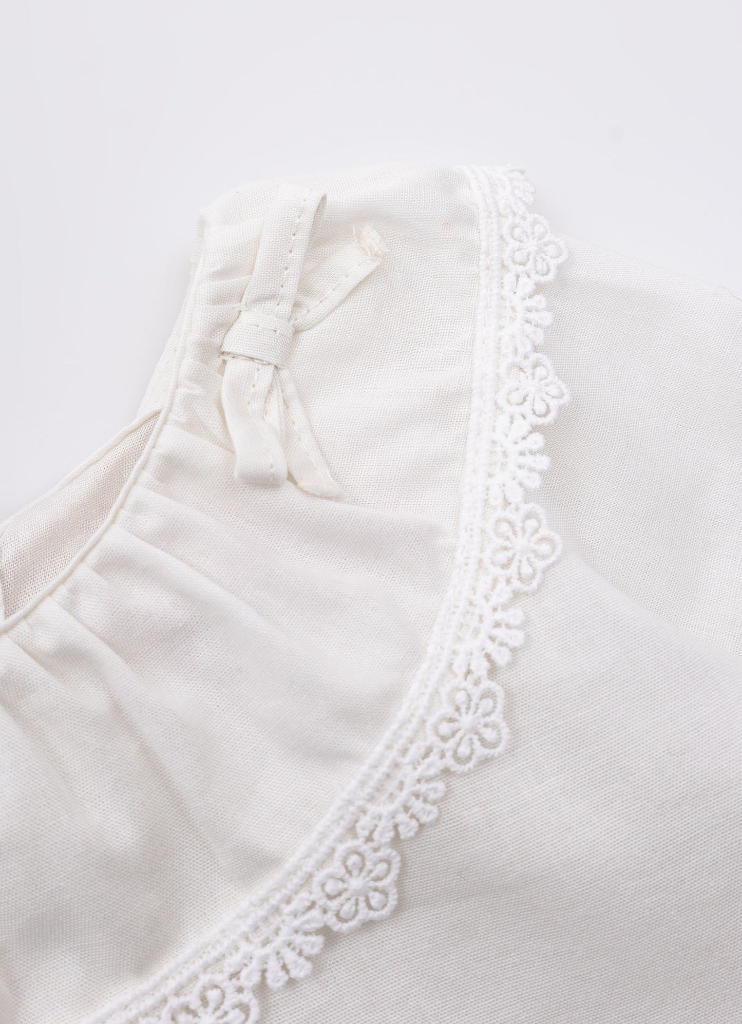 Camisa Algodão Golinha Renda