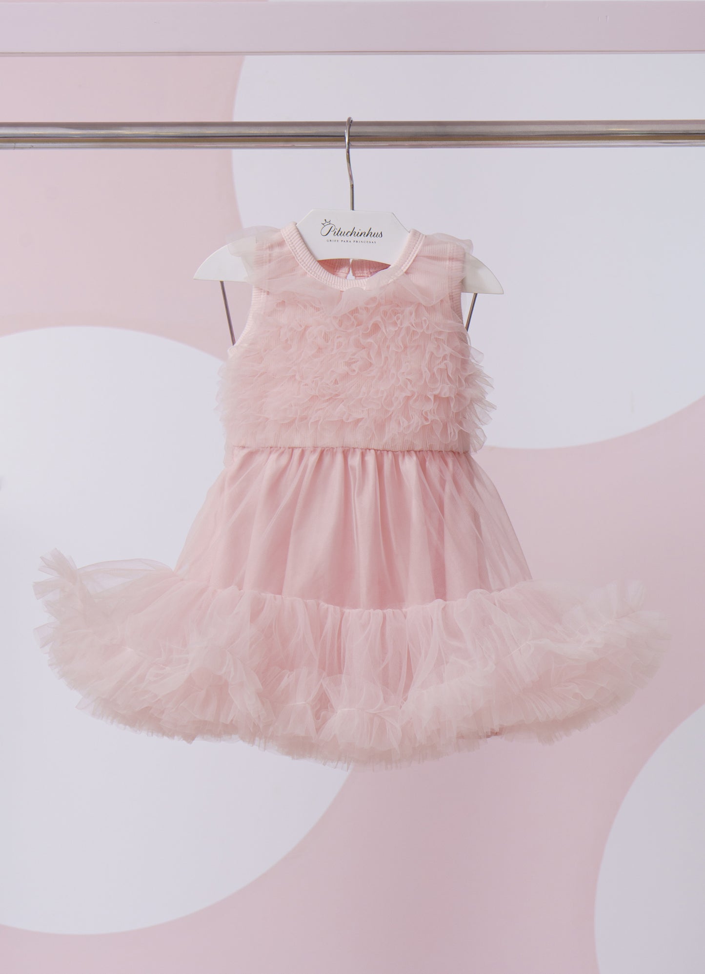 Vestido Princesa Frufru Tule