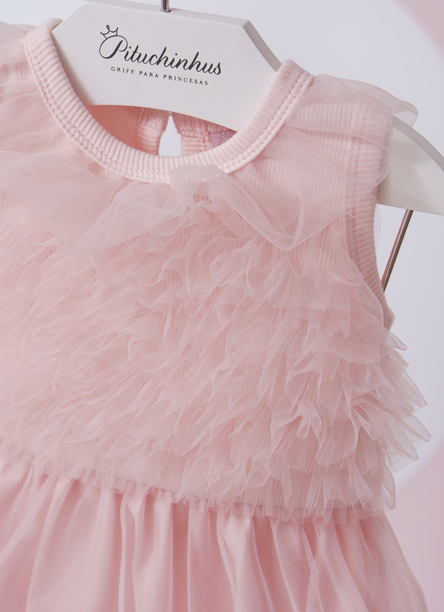 Vestido Princesa Frufru Tule